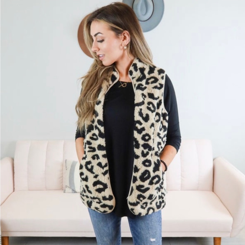 Leopard Vest